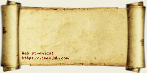 Miljana Mladenović vizit kartica